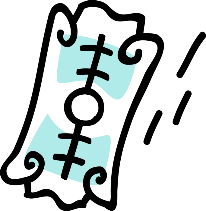 Razor Blade Royalty Free Vector Clip Art Illustration - Razor (683x700)