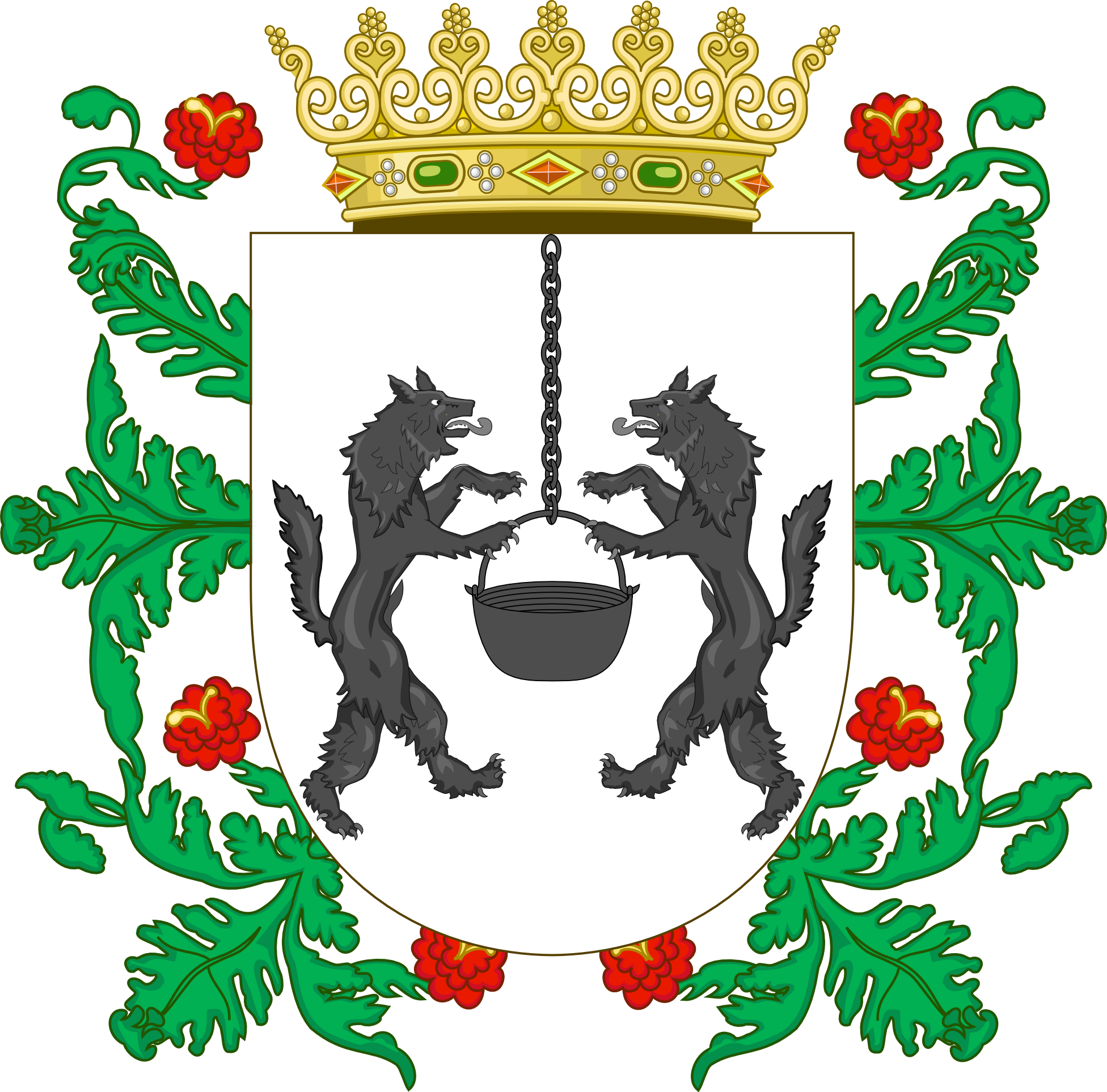 Escudo De La Casa De Loyola - Shield Of Arms New Vizcaya (1952x1927)