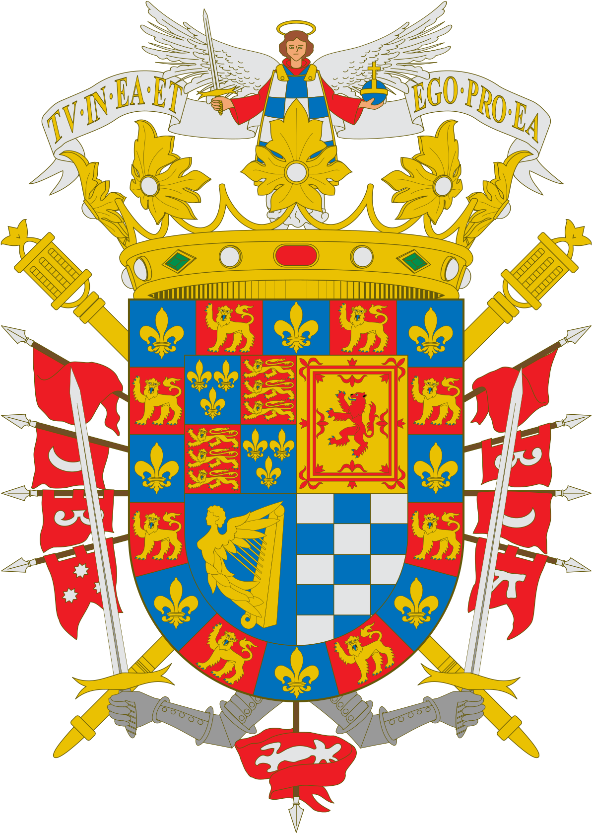 James Ii Coat Of Arms (1200x1685)