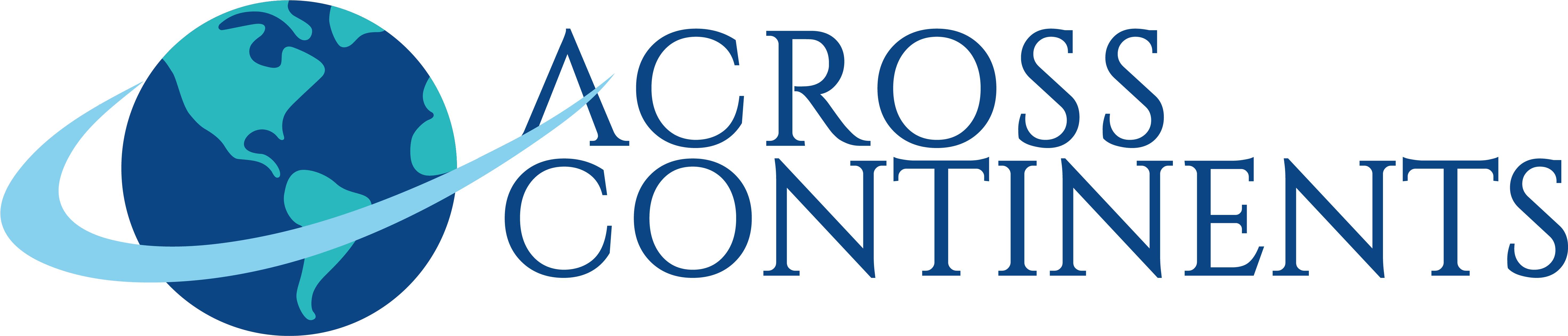 Across Continents Translation Logo - Translation (5995x1728)
