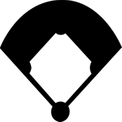 Jpg Library Soccer Field Md Roblox - Black And White Baseball Diamond Vector (420x420)