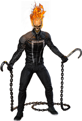 Western Drawing Ghost Rider - Ghost Rider Robbie Reyes Png (300x420)