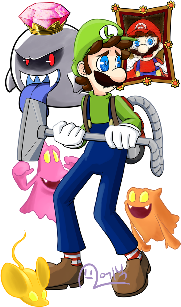 There Are Ghosts Every Where By Anicmj On Deviantart - Mario Series (600x1020)