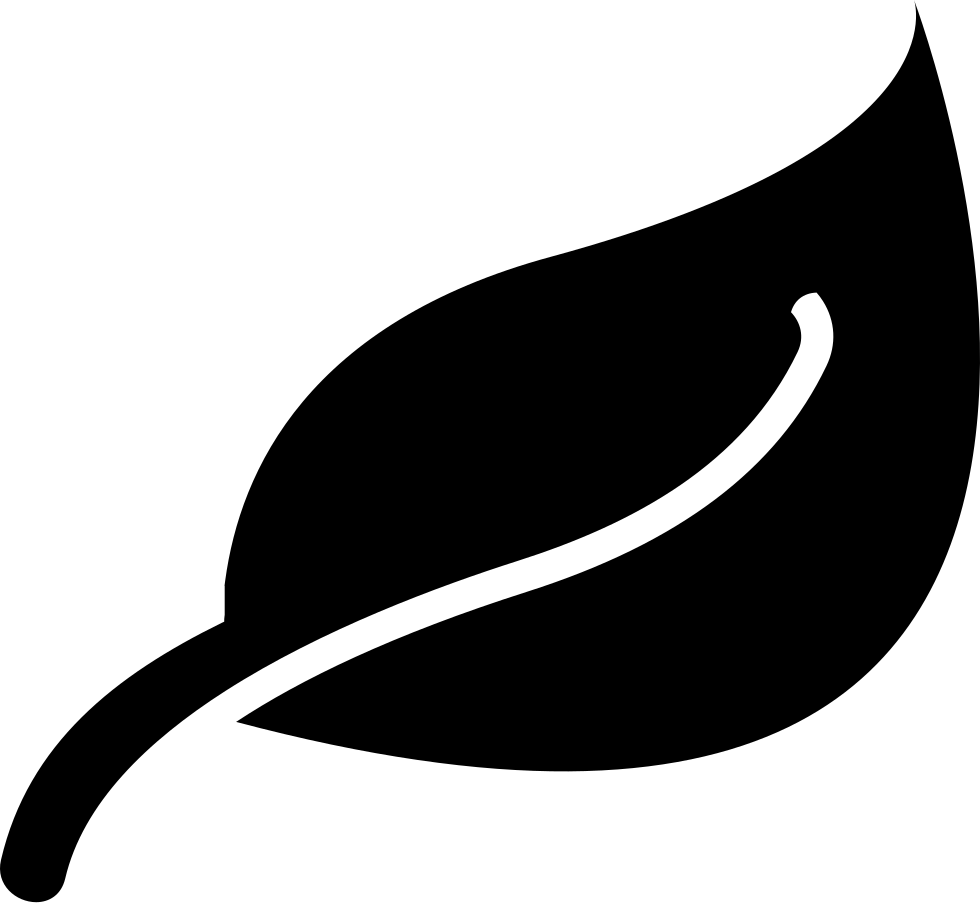 Banner Royalty Free Shape Png Icon Free Download Onlinewebfonts - Leaf Vector Png Black (980x903)
