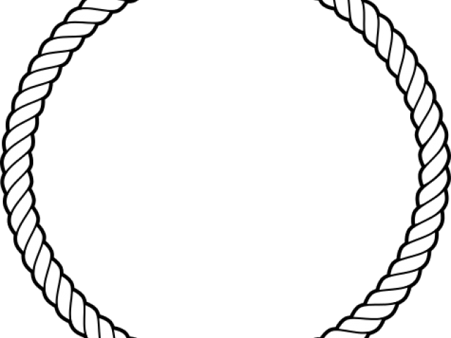 Drawn Rope Circle Vector - Circle Rope Vector Png (640x480)