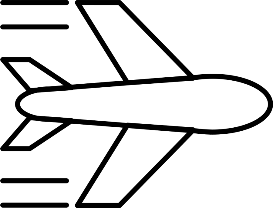 Airplane Clipart Airplane Flight Clip Art - Airplane (900x686)