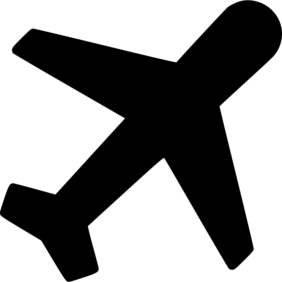 Airplane Flight Travel Aircraft Comments - Plane Icon Png (980x982)
