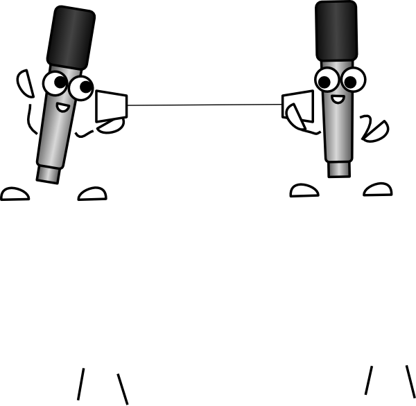 String Phone Clipart - Types Of Telephone Clipart Black And White (600x586)