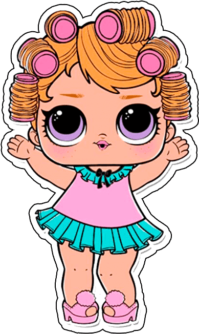 Aplique Para Tubete Lol Surprise Aplique Lol Surprise - Lol Surprise Doll Confetti Pop (399x747)