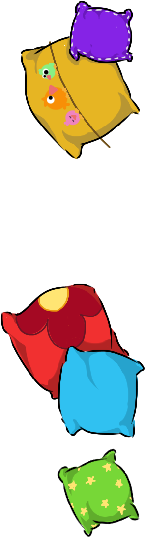 Free Clipart Cartoony Pillow You Can Use These Creative - Free Clipart Cartoony Pillow You Can Use These Creative (750x1334)