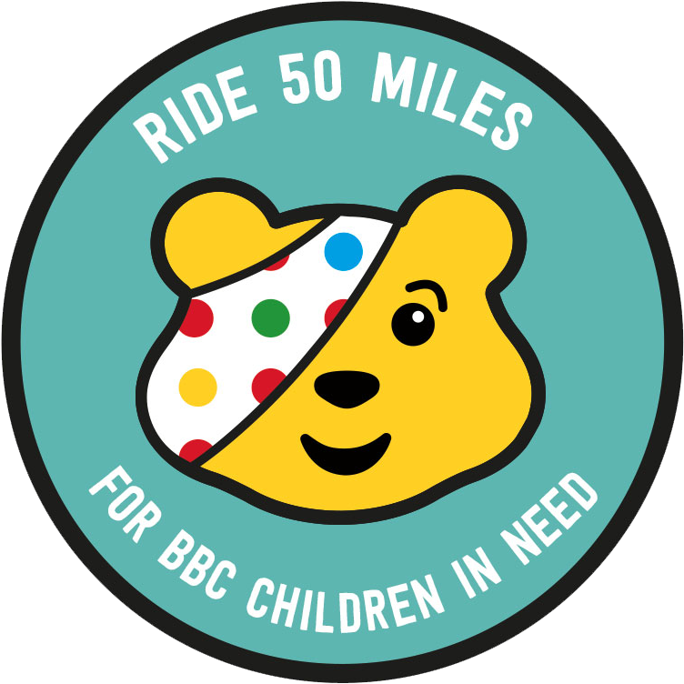 Ride 50 Miles For Bbc Children In Need - Children In Need 2018 (830x846)