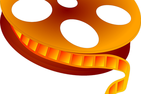 Download Wallpaper Free Clipart - Movie Reel Clip Art (450x300)