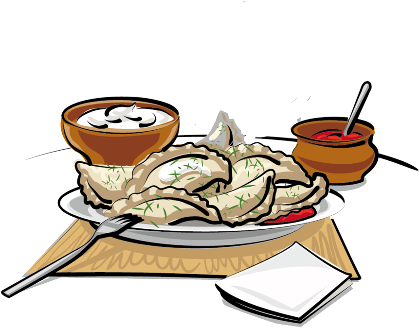 Hand Painted Cartoon Dumplings Decoration Vector - Jiaozi (1024x923)