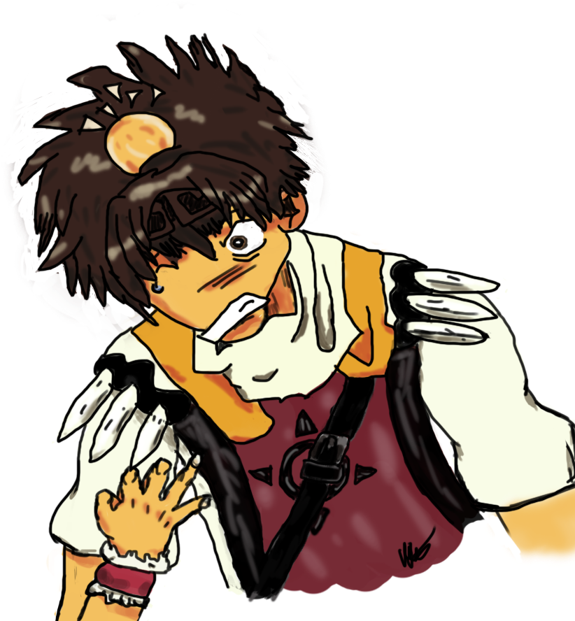 Dumpling And Wolfie - Cartoon (892x915)