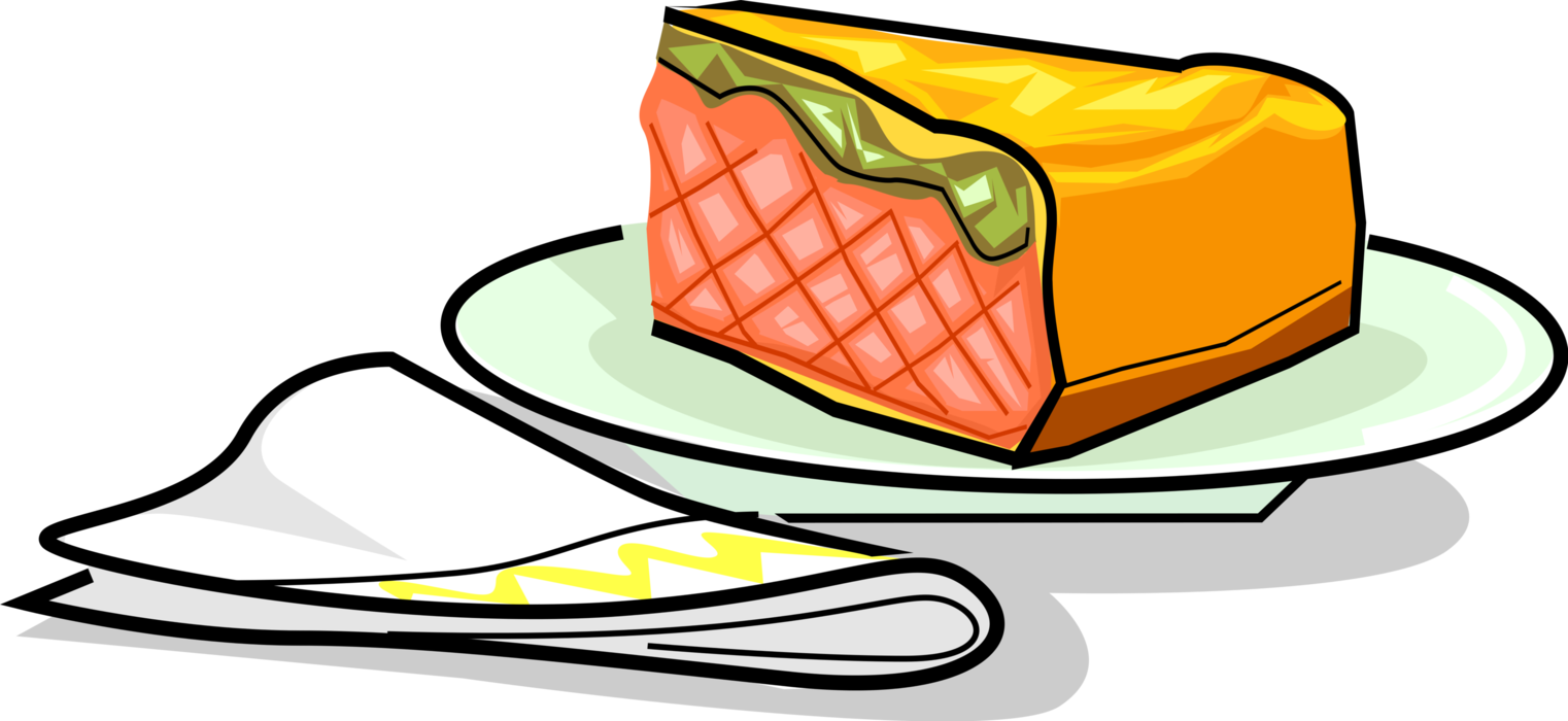 Vector Illustration Of Russian Cuisine Pierogi Varenyky - Napkin (1522x700)