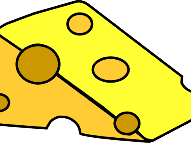 Cheese Clipart Transparent Background - Cheese Clipart Black And White (640x480)