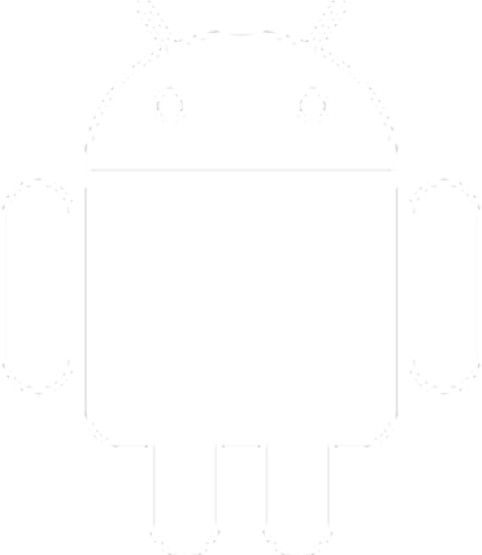 Download Android App - Android Symbol White Icon (1080x1080)