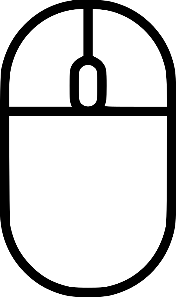 Png File - Computer Mouse Drawing Png (582x980)