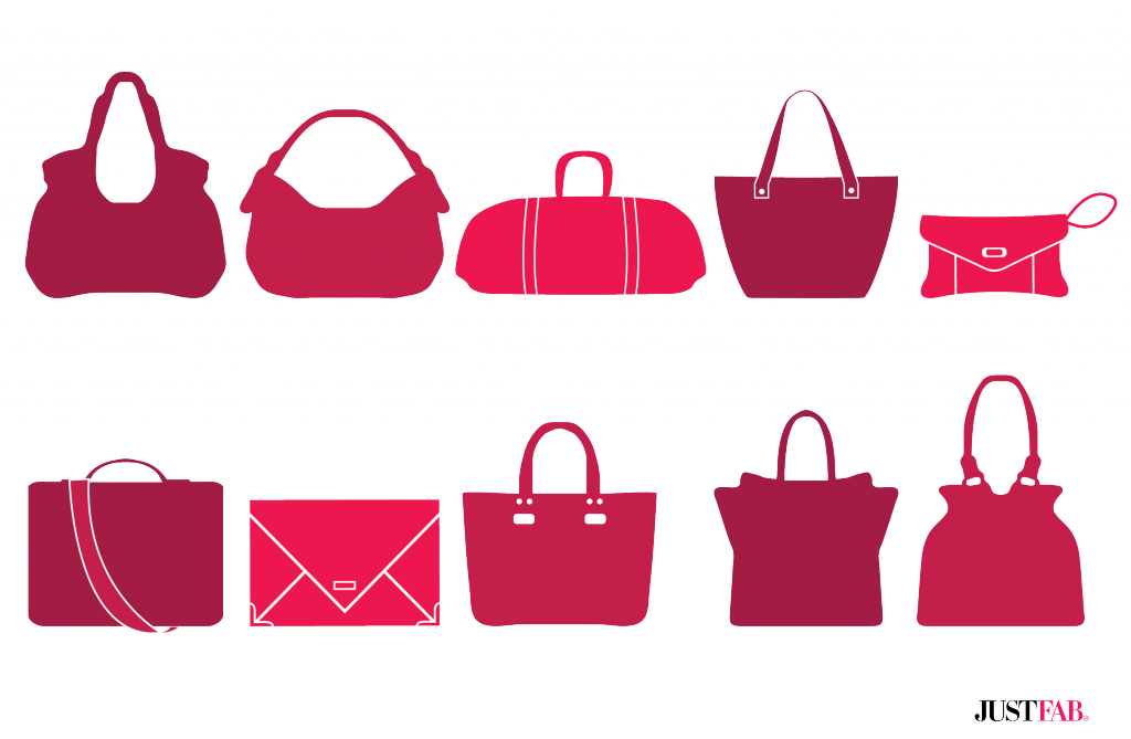 A Visual Handbag With So Many Different - Different Type Of Hand Bags (1024x669)