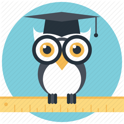 Graduate Owl Clipart Owl Clip Art - Education Owl (512x512)