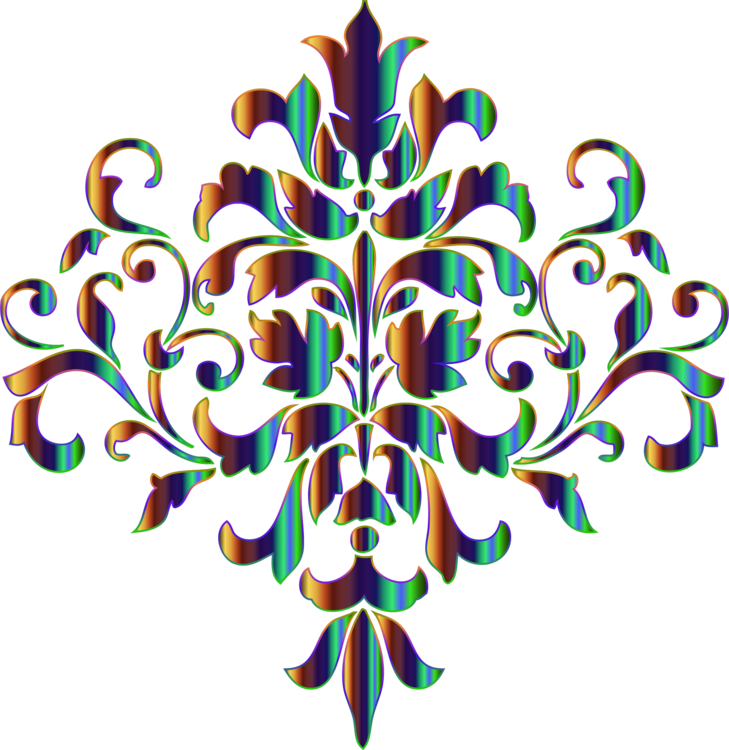 All Photo Png Clipart - Damask Stencil Pattern (729x750)