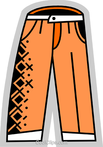 Pants Royalty Free Vector Clip Art Illustration - Clip Art (337x480)