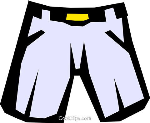 Short Pants Royalty Free Vector Clip Art Illustration - Short Pants Clip Art (480x392)