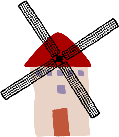 Windmill La Mancha Computer Icons - Molino Clipart (530x750)