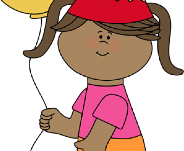 Girl Clipart Birthday - Girl Holding A Pencil Clipart (640x480)