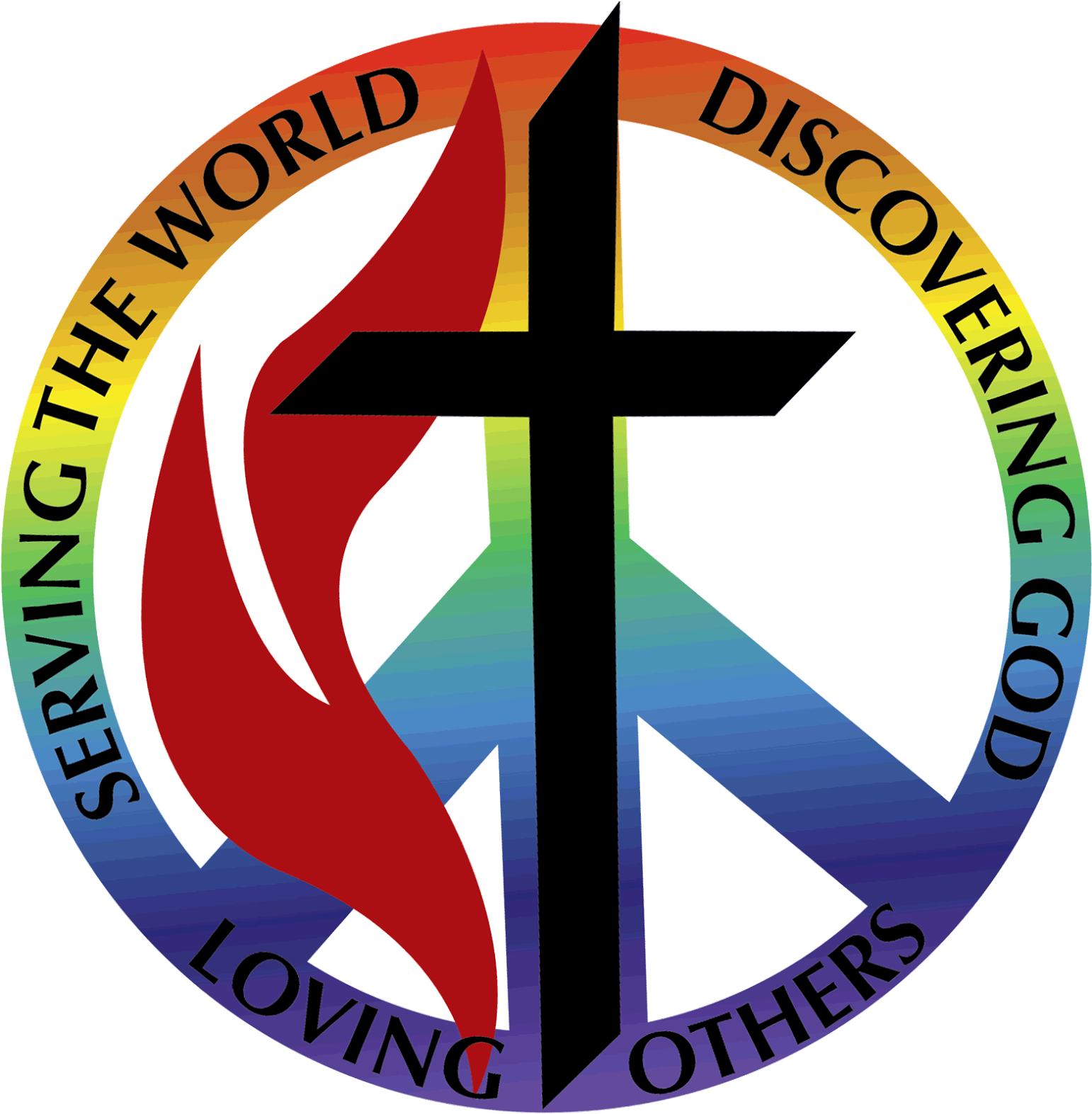 Longing For Safety Is A Feeling That All Human Beings - Cross And Flame (1548x1600)