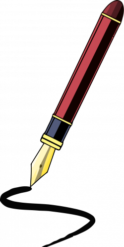 Pencil Clipart Png - Fountain Pen Clip Art (250x496)