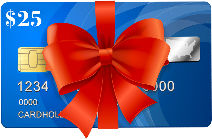 Free $25 Gift Card - Gift (847x570)