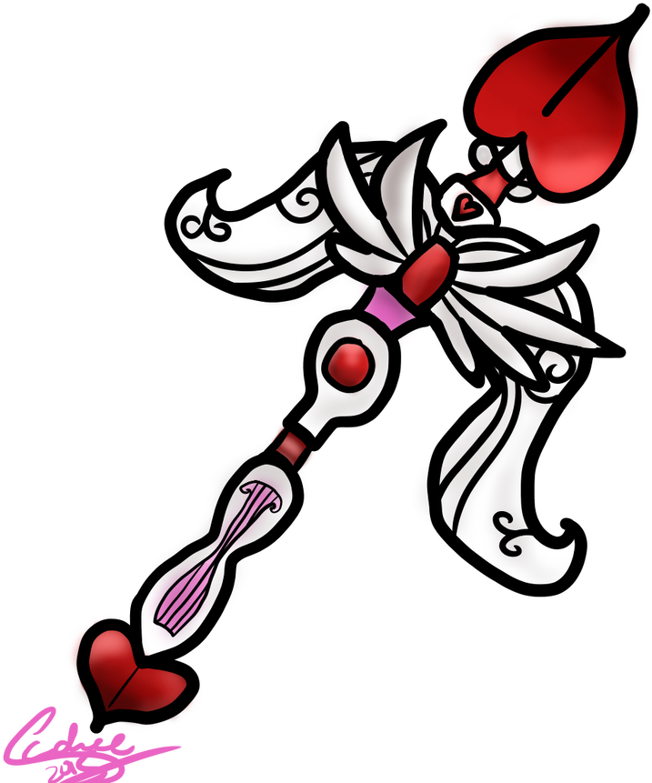 Heartseeker Vayne Crossbow Lol By Lovelydreams14 - Vayne Crossbow Png (856x934)