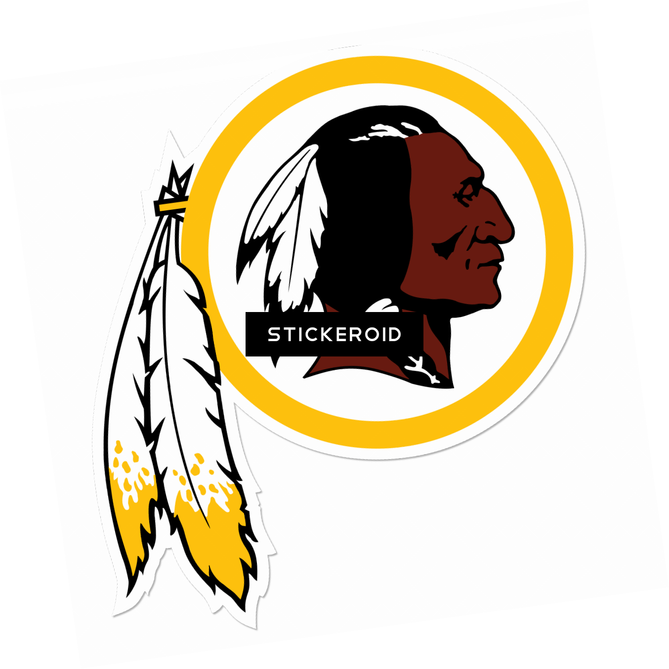 Washington Redskins American Football Sports Team - Washington Redskins Logo Gif (1354x1355)