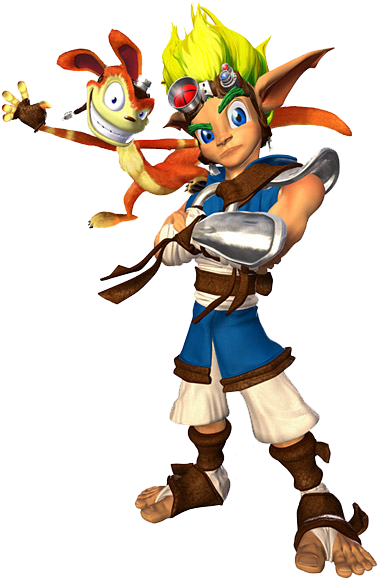 Jak And Daxter From Tpl Render - Jak & Daxter: The Precursor Legacy (ps2) (404x592)