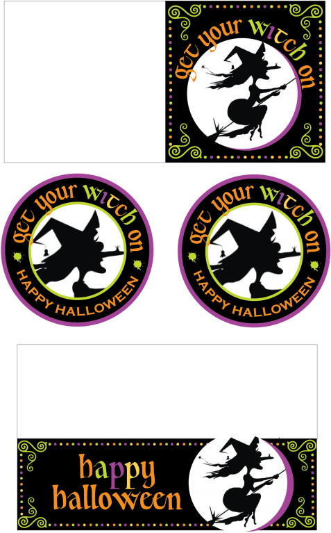 Witch Printables - Halloween (547x800)