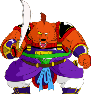 Free Bear Thief Sanzoku Kuma With The Thief Of Baramos - Dragon Ball Original Villains (350x359)