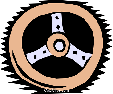 Woodcut Steering Wheel Royalty Free Vector Clip Art - Dewalt Circular Saw Blade 30 Mm Hardware/electronic (480x401)