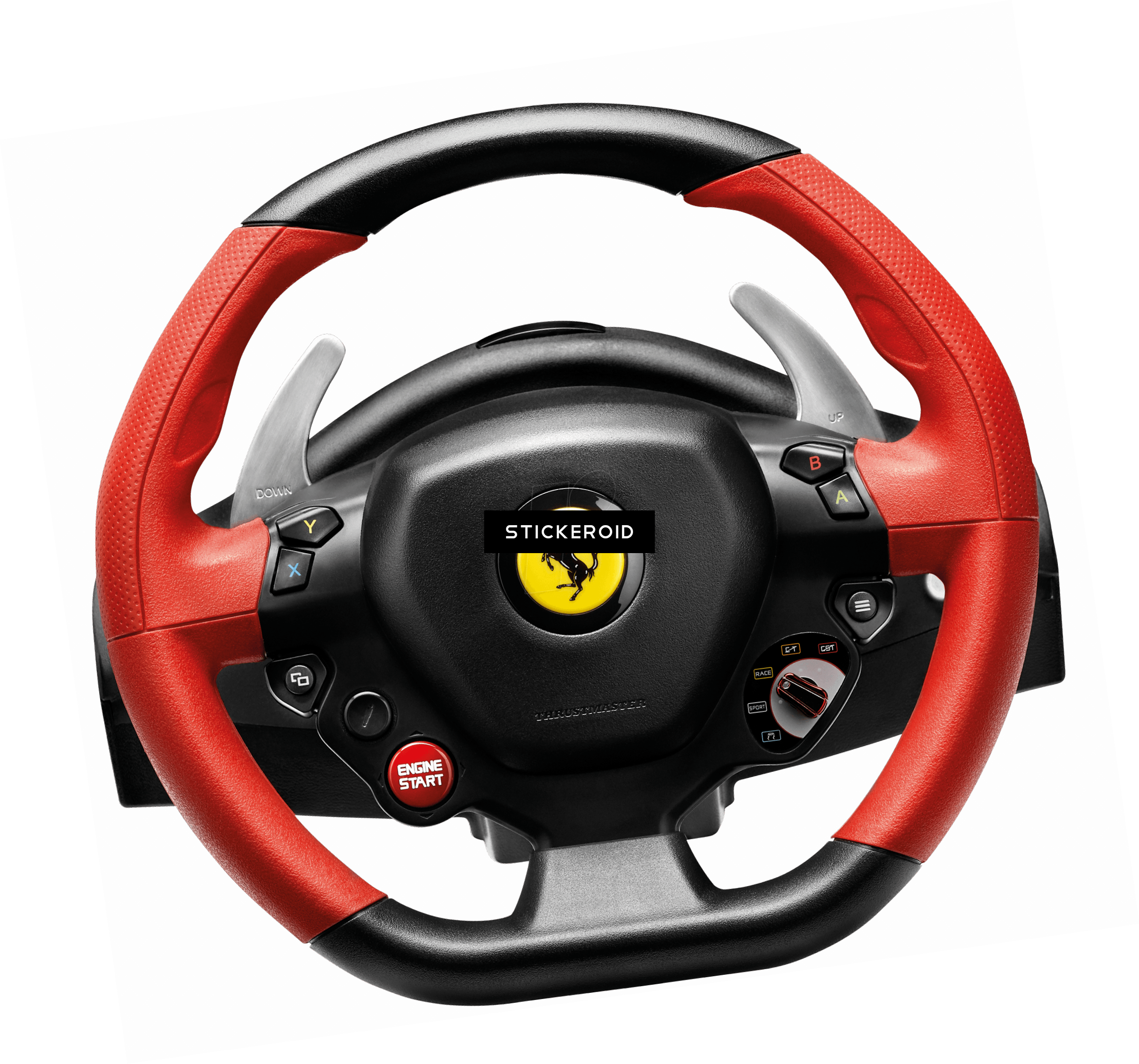 Steering Wheel - Xbox One Ferrari Steering Wheel (2402x2243)