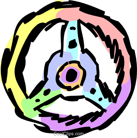 Steering Wheel Royalty Free Vector Clip Art Illustration - Steering Wheel Royalty Free Vector Clip Art Illustration (475x480)