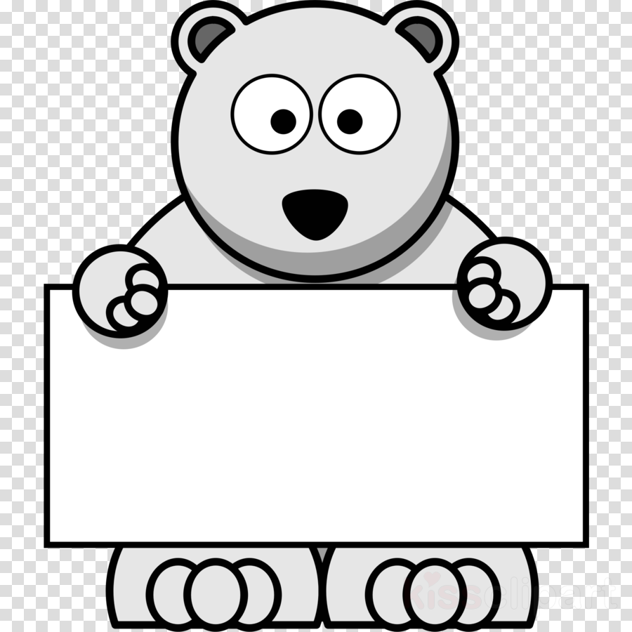 Cartoon Polar Bear Clipart Polar Bear Clip Art - Png Clipart Polar Bear Png (900x900)