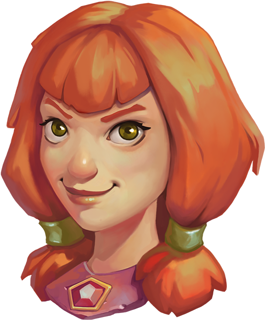 Messy Paths Character Girl - Messy Paths (611x793)