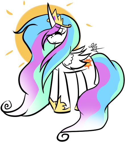 Strobo-pop, Cute, Cutelestia, Eyes Closed, Female, - Cartoon (447x503)