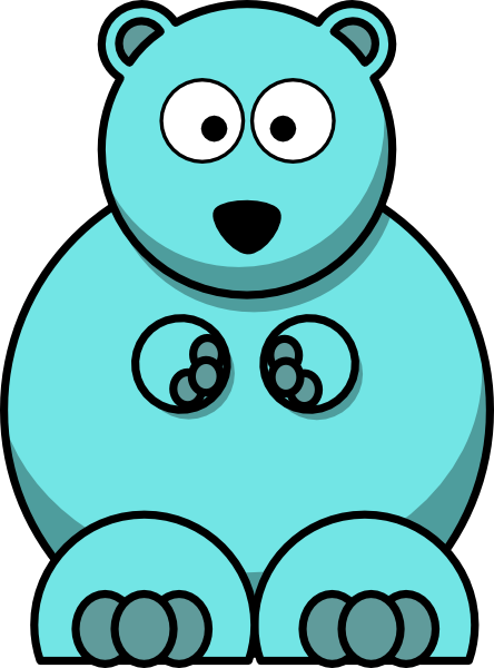 How To Set Use Light Blue Bear Svg Vector - How To Set Use Light Blue Bear Svg Vector (444x600)