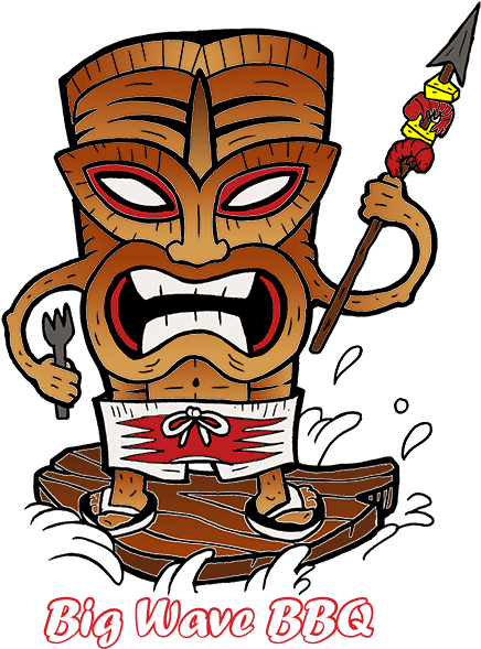 Big Wave Bbq - Illustration (523x640)