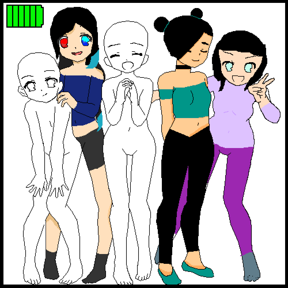 Group Chat Photo Collab - Cartoon (1000x1000)