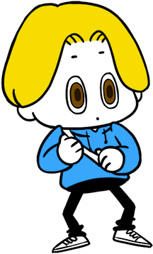 Bella, The Adolescent Ghost Girl Messages Sticker-4 - Cartoon (408x408)