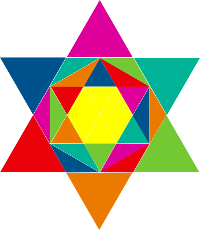 Computer Icons Spider Triangle Uspto Vegetable - Star Of David (653x750)