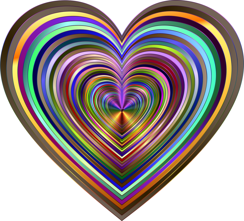 Psychedelia Psychedelic Art Psychedelic Music Heart - Psychedelic Heart (827x750)