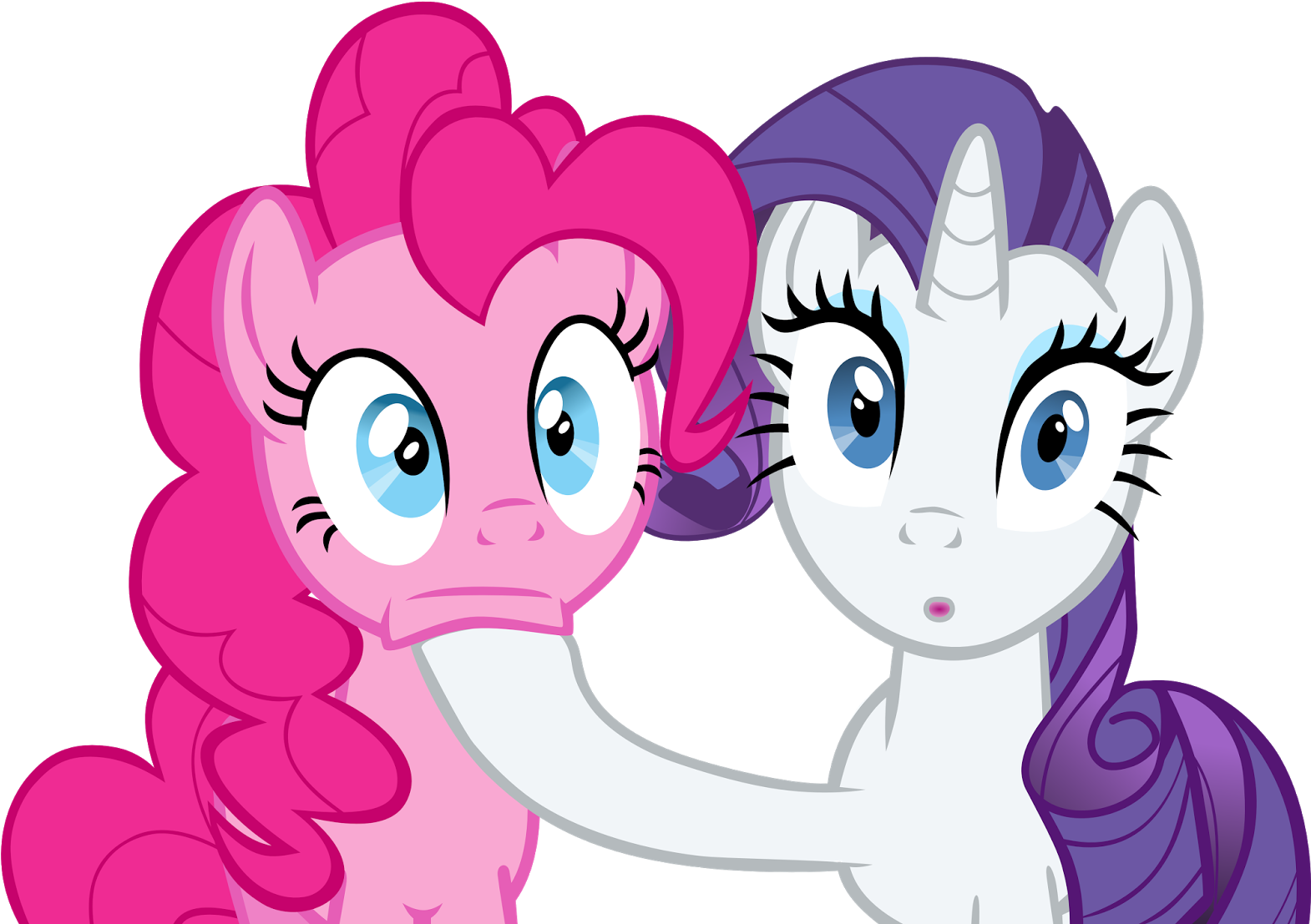 Real Life Pinkie Pie Download - Rarity And Pinkie Pie Vector (1600x1123)